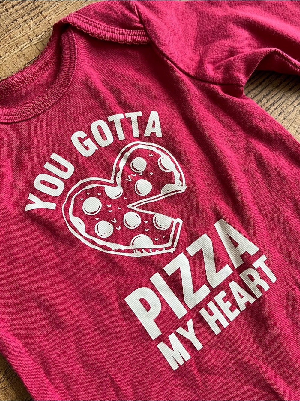Carter’s Romper "You Gotta Pizza My Heart" 6M